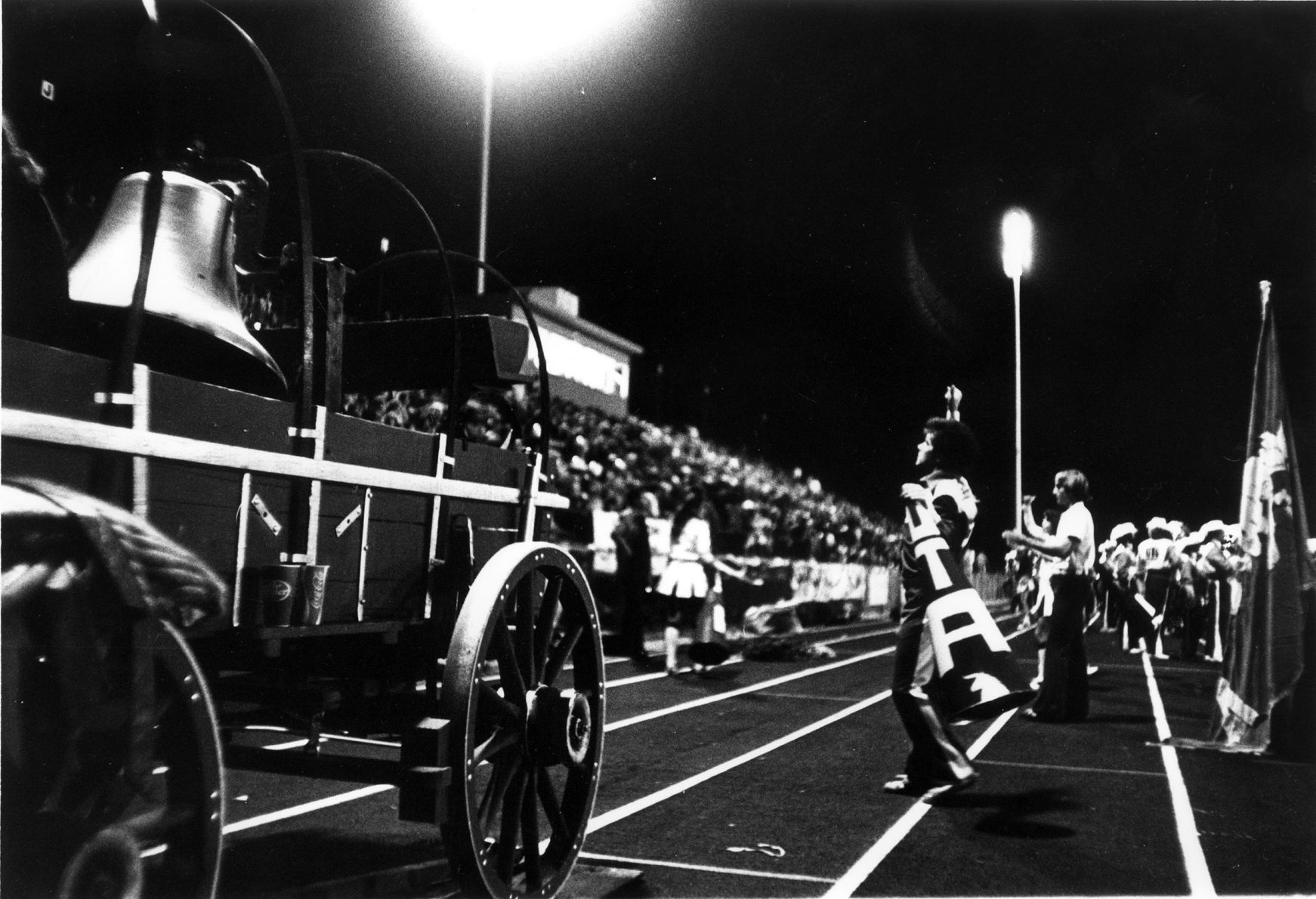 From the days of UTA football, the Victory Bell returns to athletics